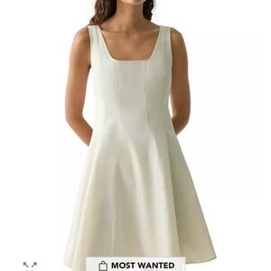 Theory Sleeveless poplin mini dress